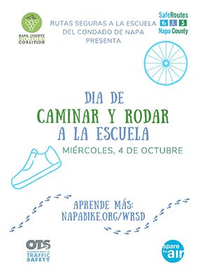 DIA DE CAMINAR Y RODAR A LA ESCUELA MIERCOLES 4 DE OCTUBRE